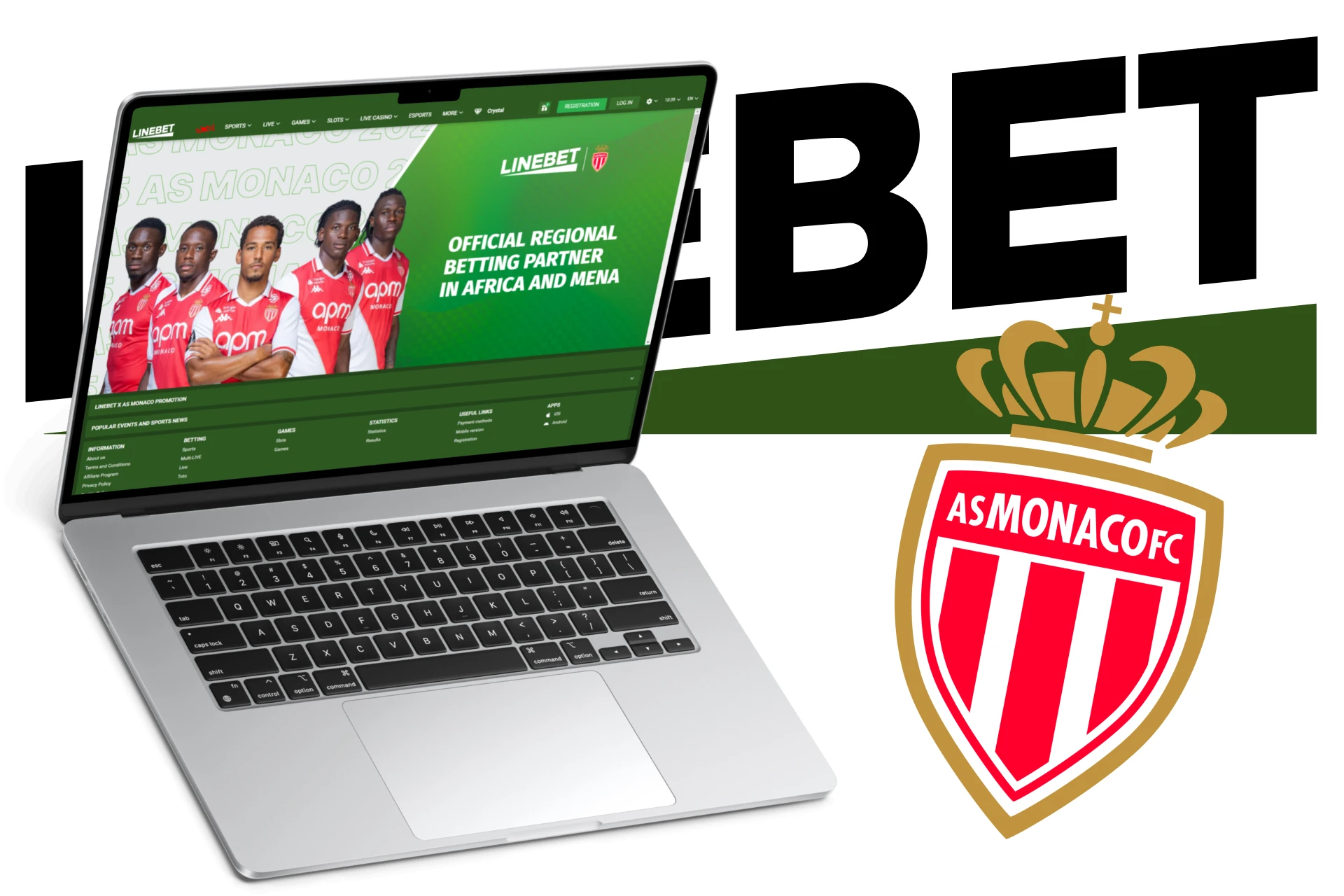 AS Monaco is a partner of the Linebet platform.