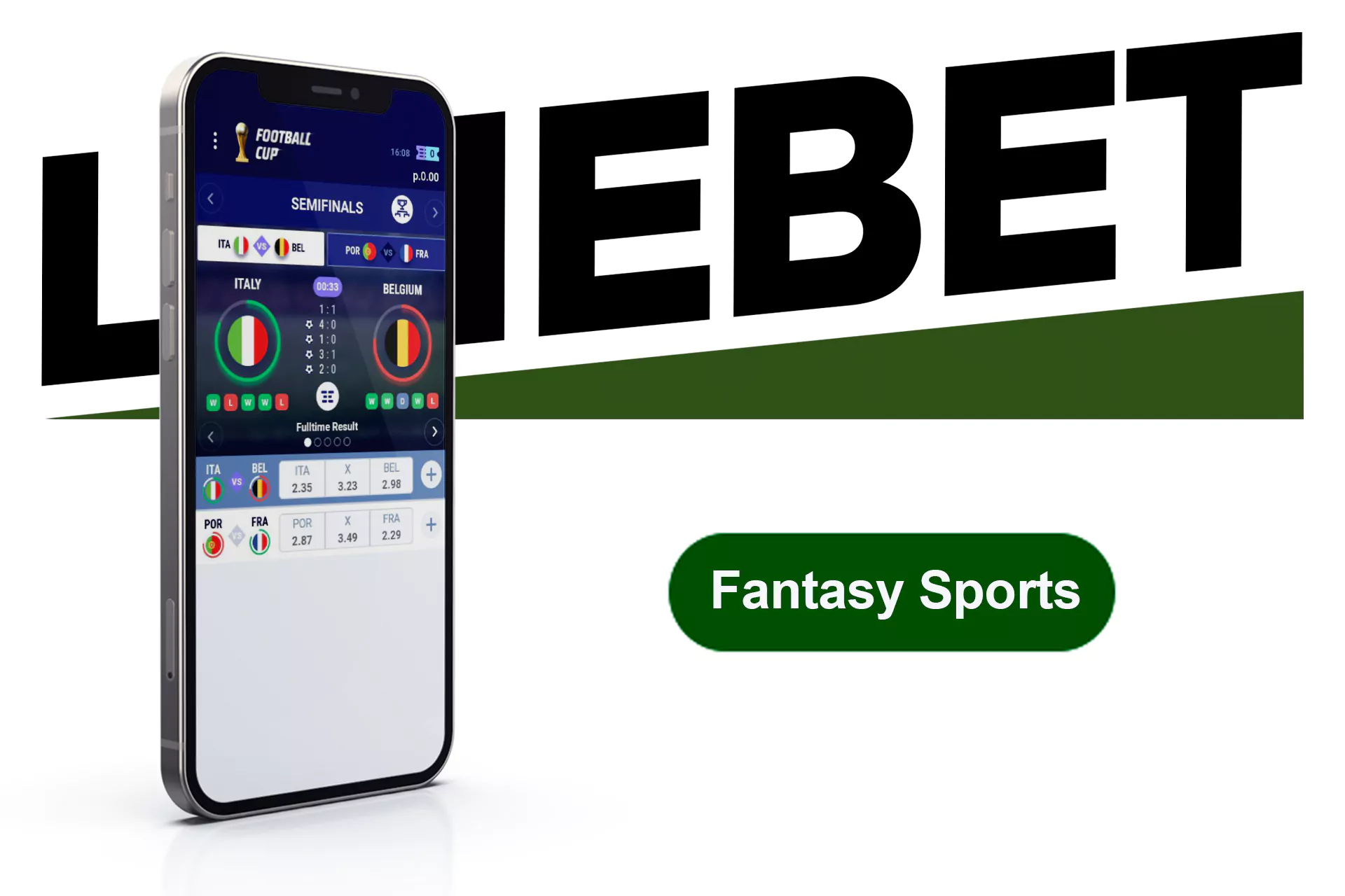 You can create your own team in Fantasy Sports.