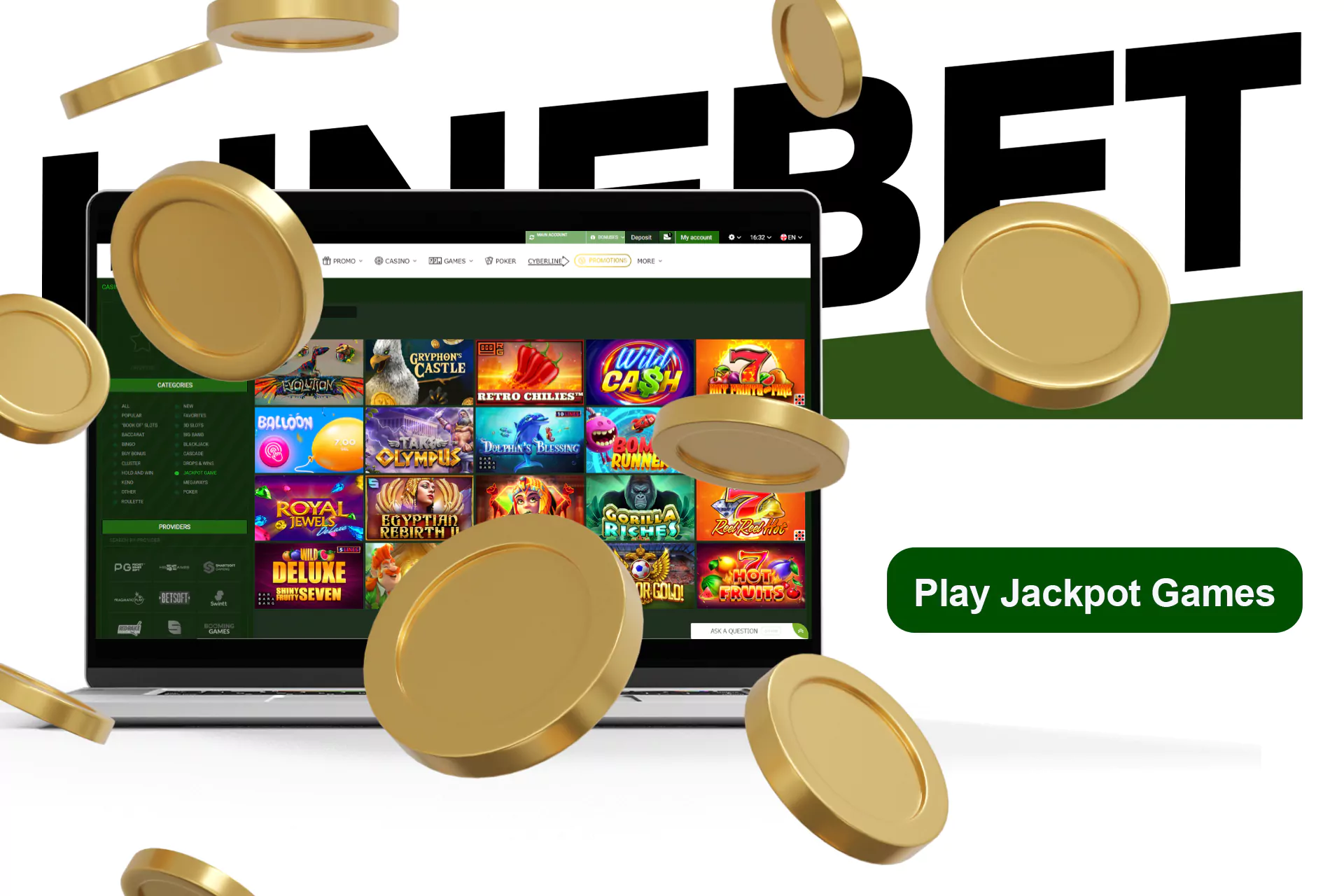 Jackpot games are rather popular because of their high awards.