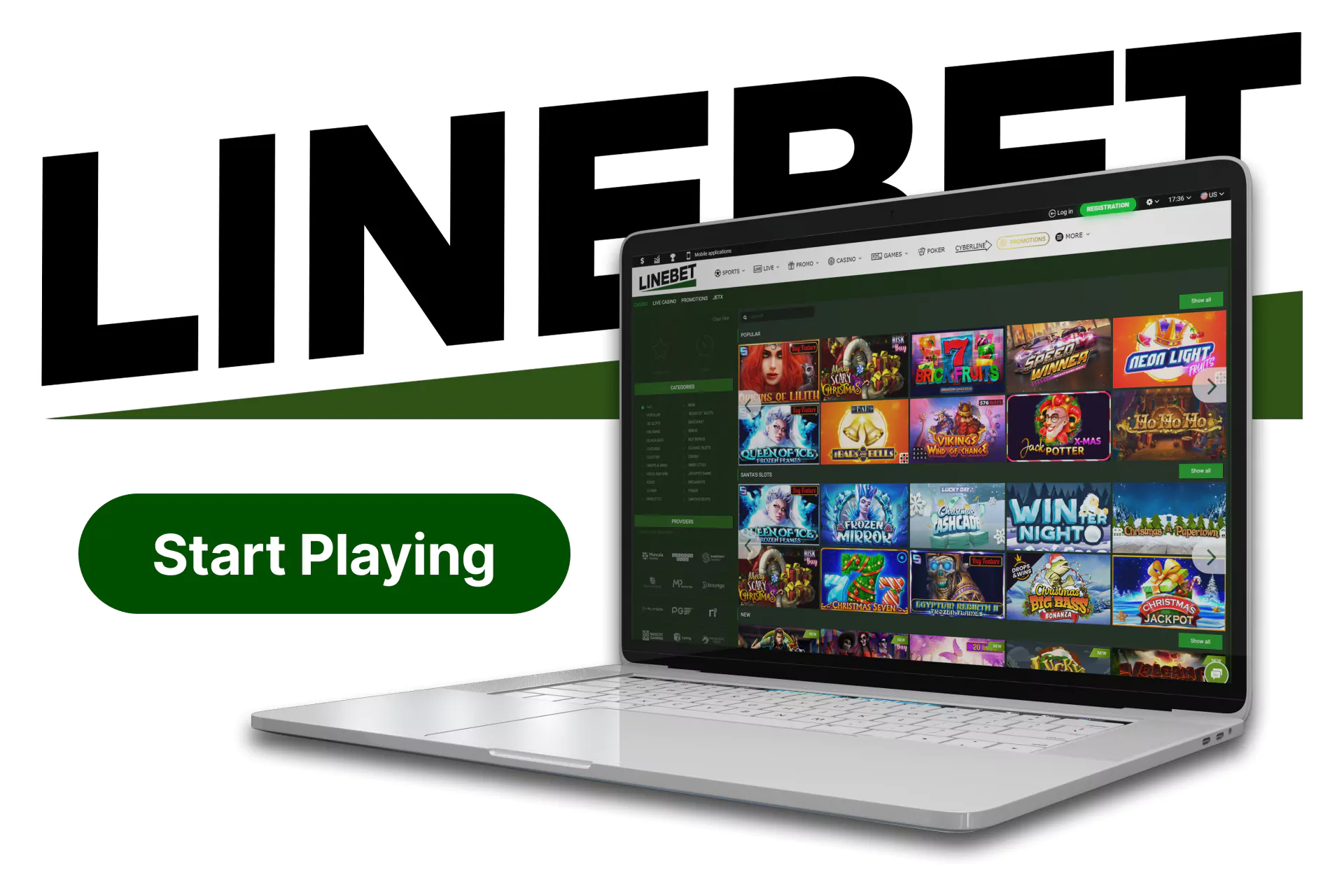 With this instruction, learn how to start playing and betting on slots in Linebet.