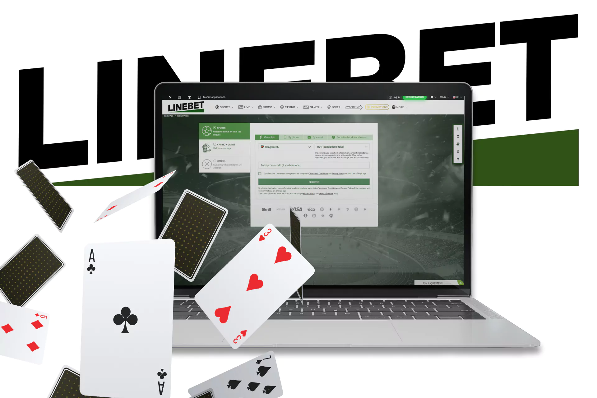With these instructions, learn how to quickly start playing Andar Bahar on Linebet.