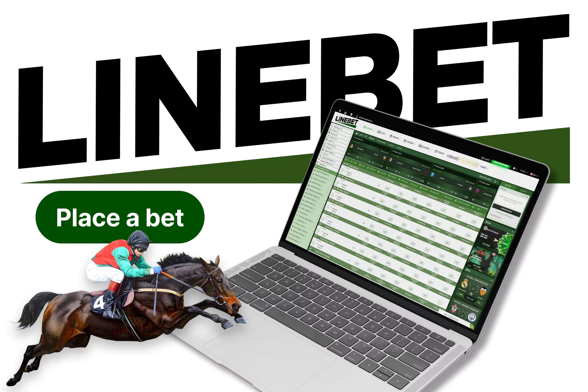 Learn more about the various horse racing betting options in Linebet.