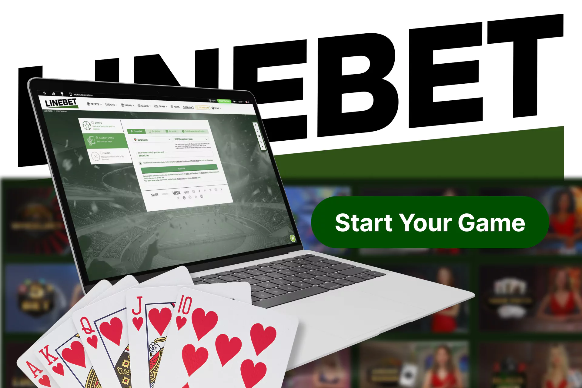 Find out how easy it is to start playing and betting on TV games from Linebet.