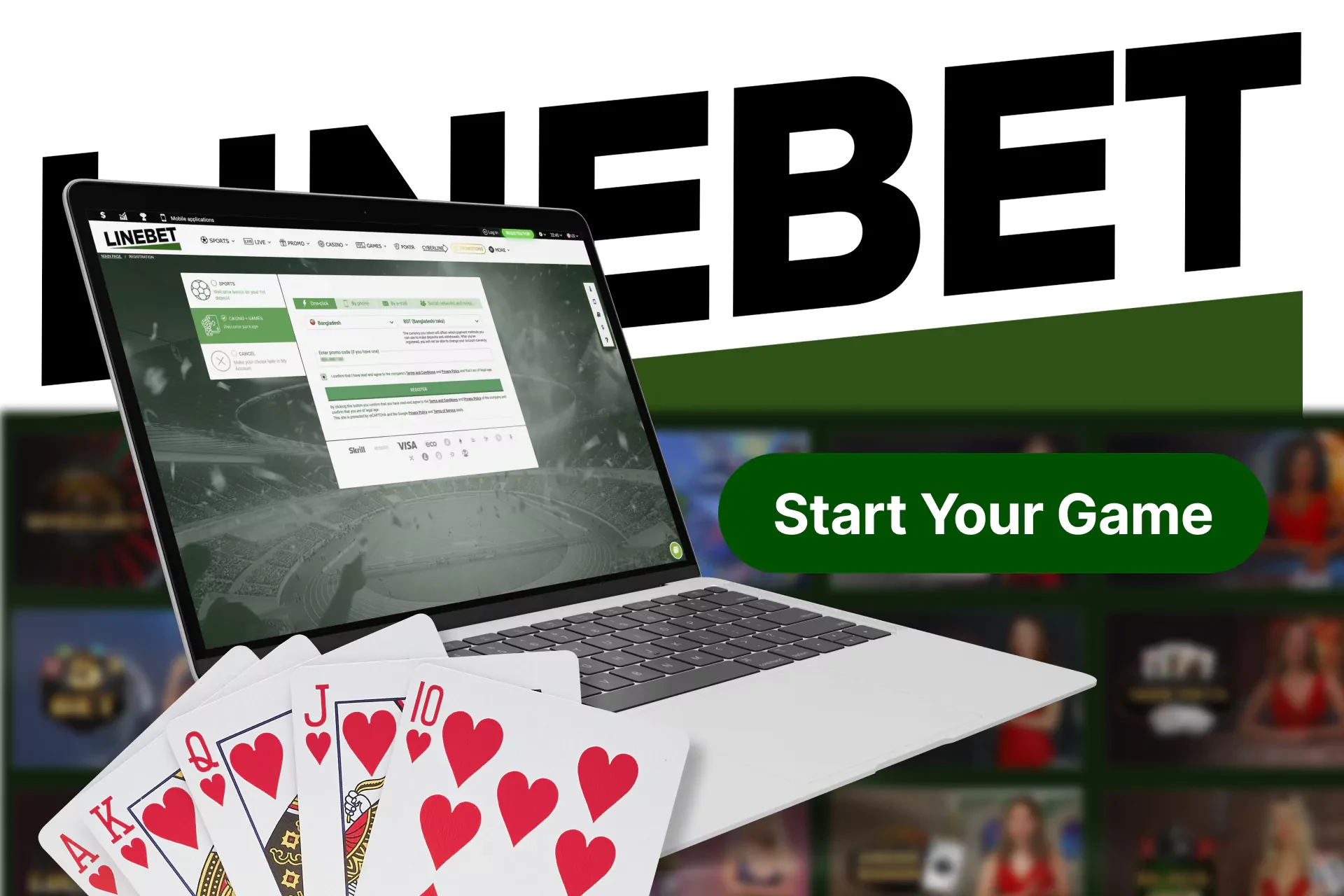 Find out how easy it is to start playing and betting on TV games from Linebet.